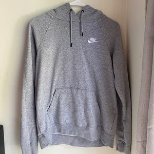 Nike gray hoodie.